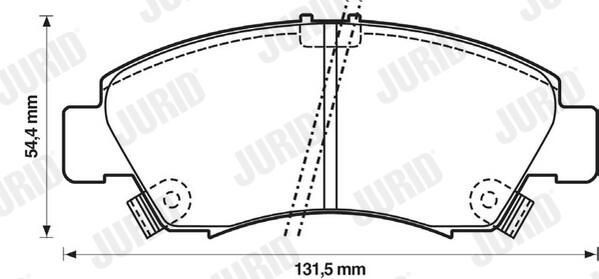 Колодки Jurid/Bendix 572324J цена, от 16.14 USD