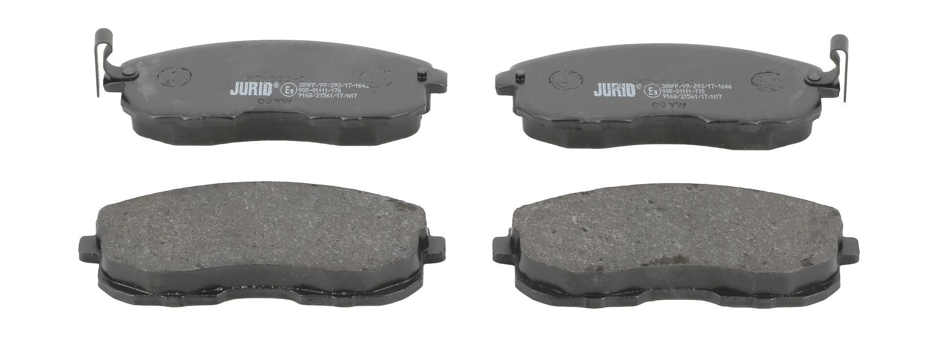 572346J Jurid/Bendix Колодки передние