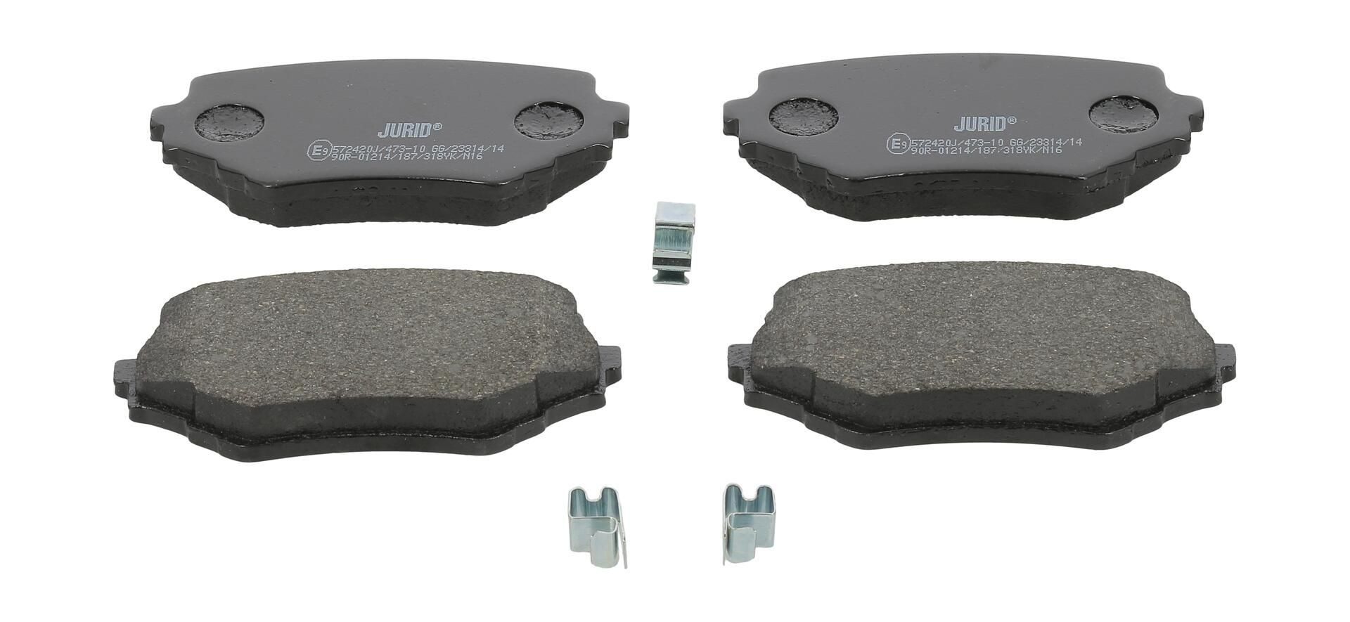 572420J Jurid/Bendix Колодки передние