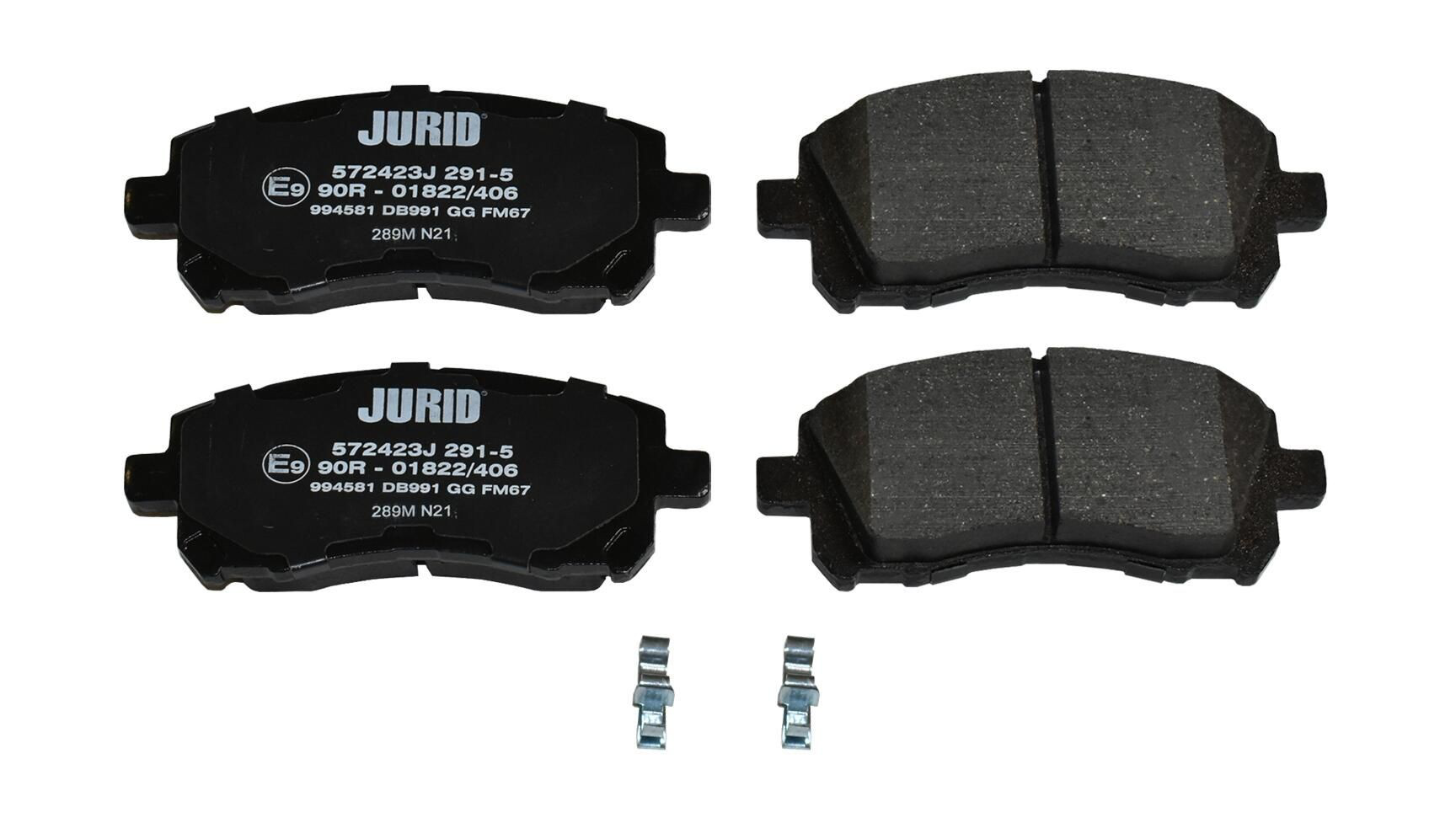 572423J Jurid/Bendix Колодки передние