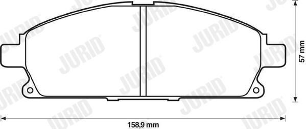 Колодки Jurid/Bendix 572466J цена, от 28.85 USD