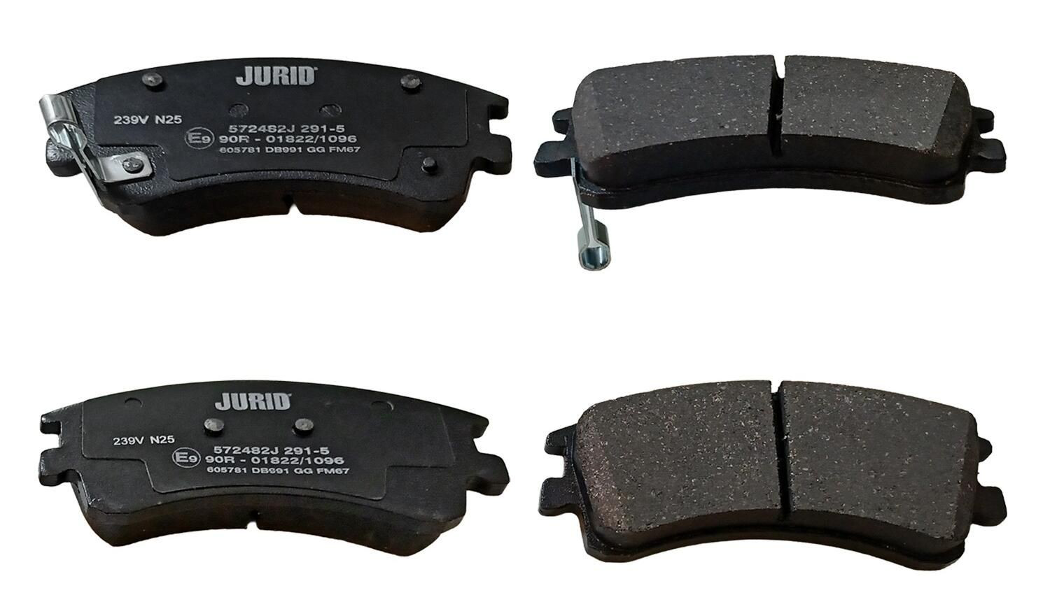 572482J Jurid/Bendix Колодки передние