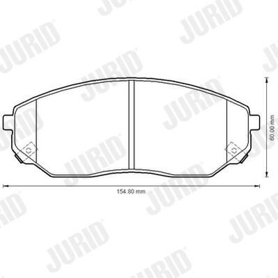 Колодки Jurid/Bendix 572511J цена, от 22.44 USD