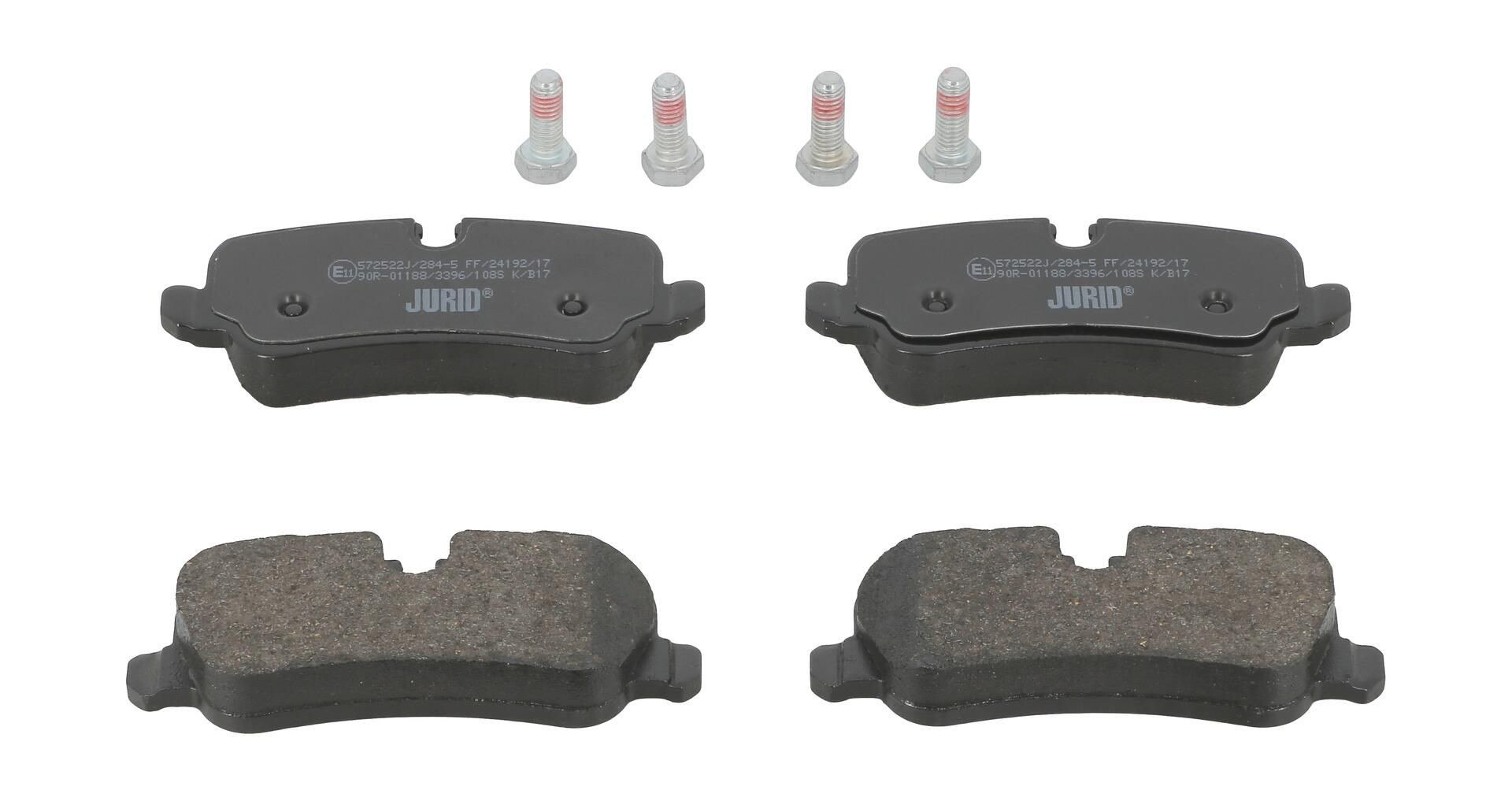Колодки дисковые  Jurid/Bendix 572522J цена, от 27.24 USD