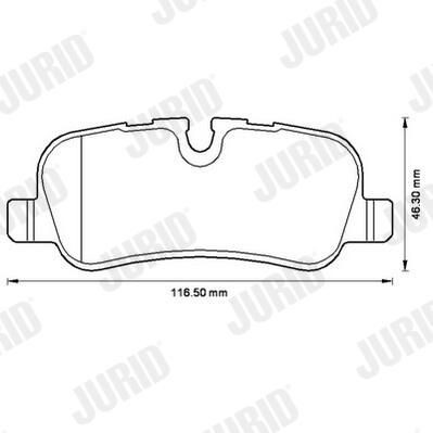 572522J Jurid/Bendix Колодки тормозные дисковые комплект