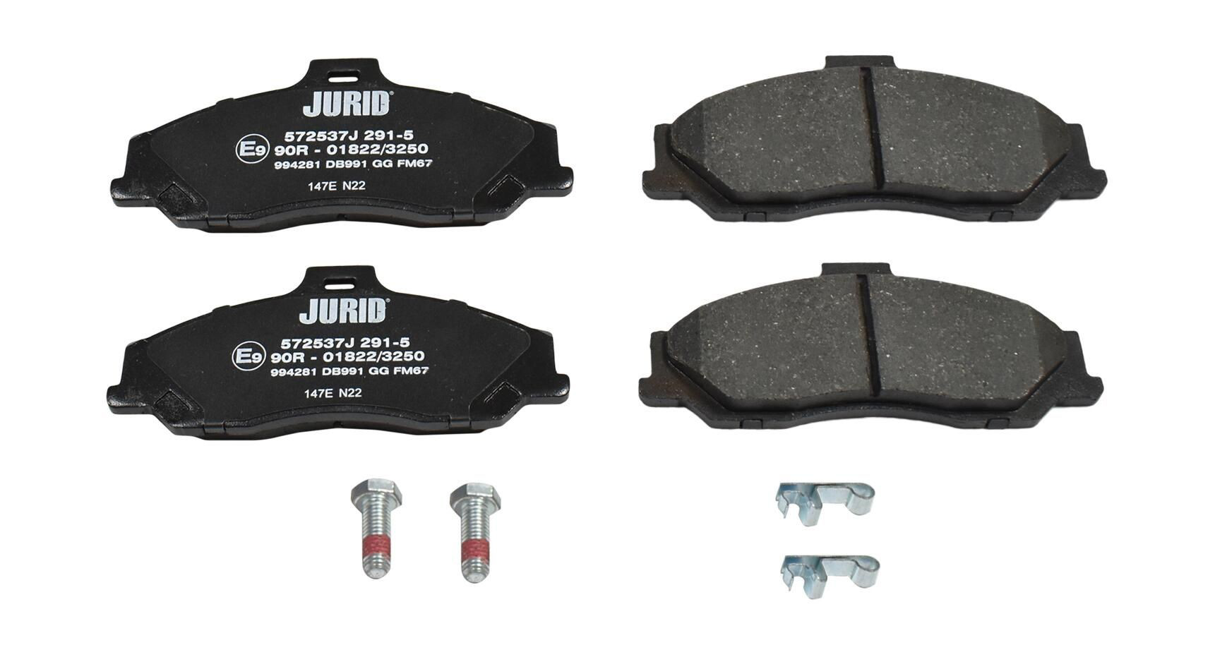 572537J Jurid/Bendix Колодки передние