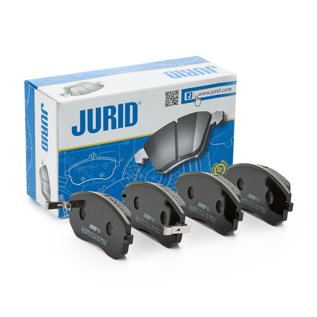 572550J Jurid/Bendix Колодки передние