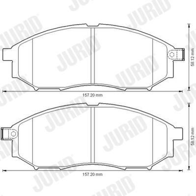 Колодки Jurid/Bendix 572575J цена, от 32.20 USD