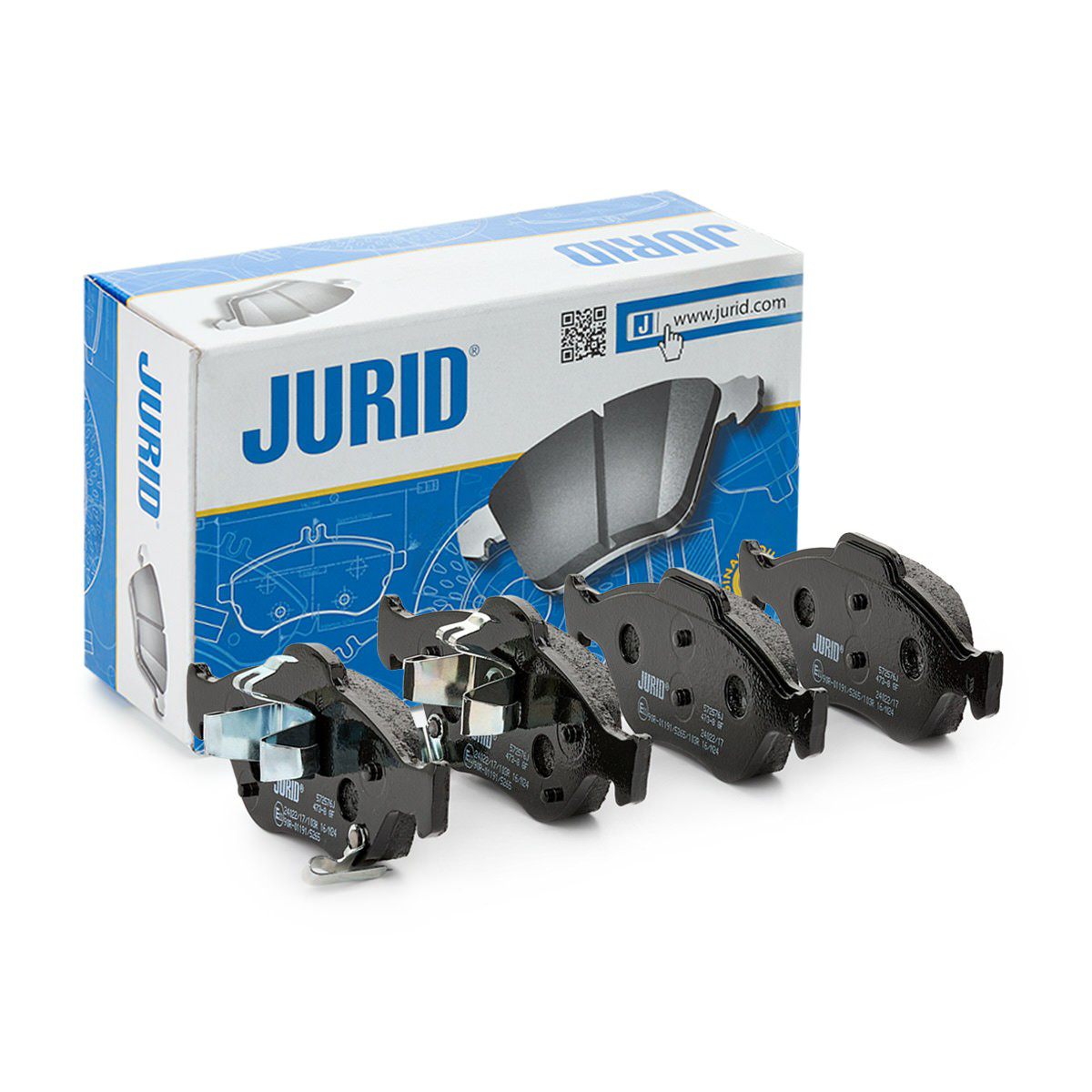 572576J Jurid/Bendix Колодки передние