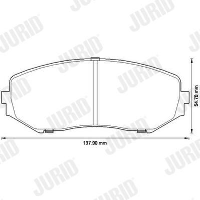 Колодки Jurid/Bendix 572584J цена, от 27.67 USD