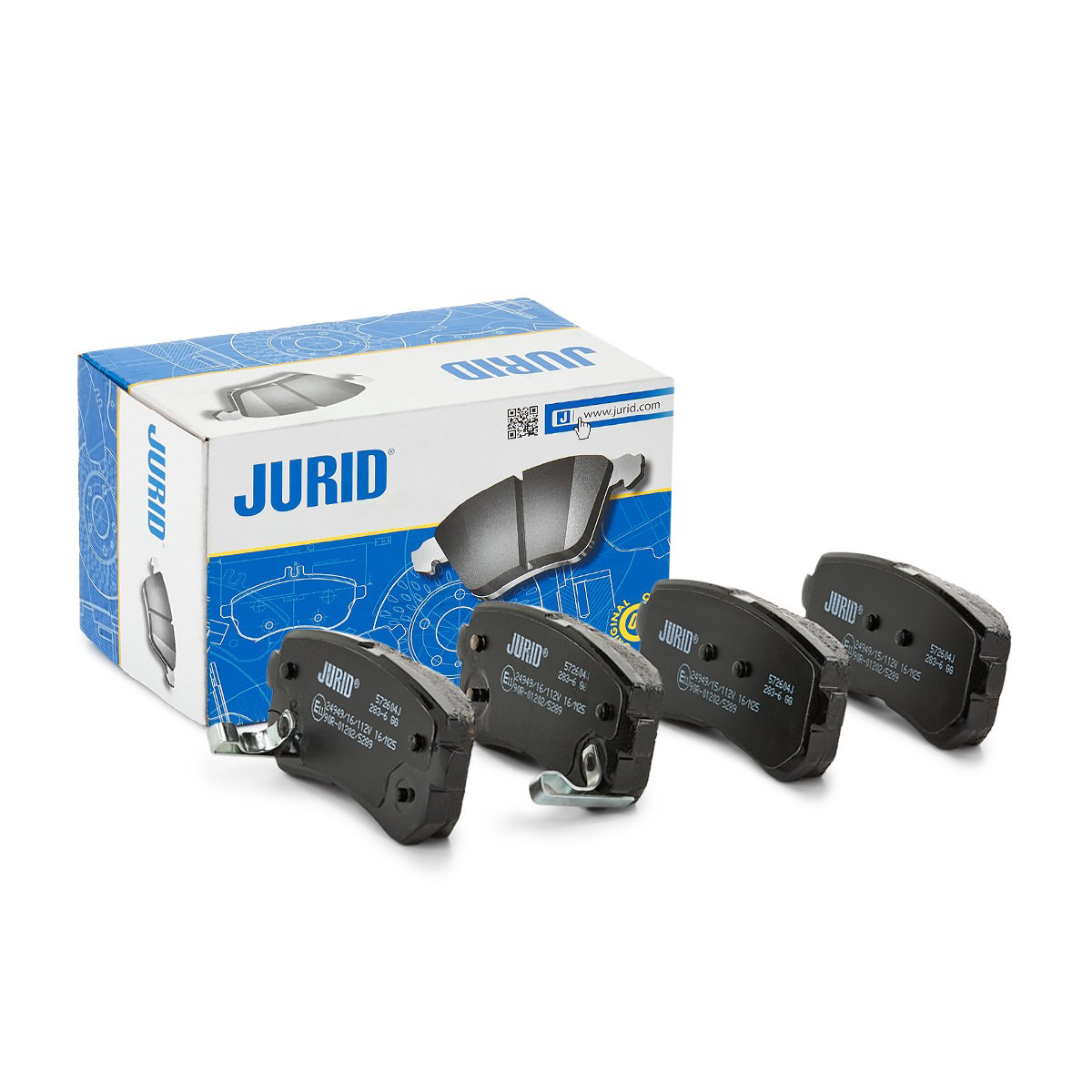 572604J Jurid/Bendix Колодки тормозные дисковые комплект