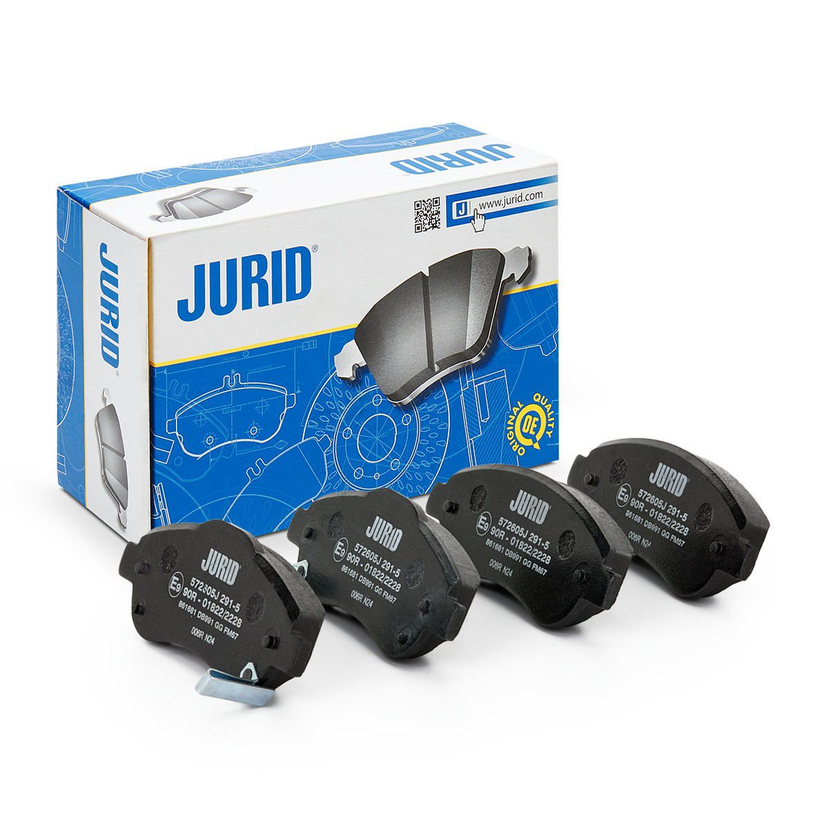 Колодки Jurid/Bendix 572605J цена, от 33.82 USD