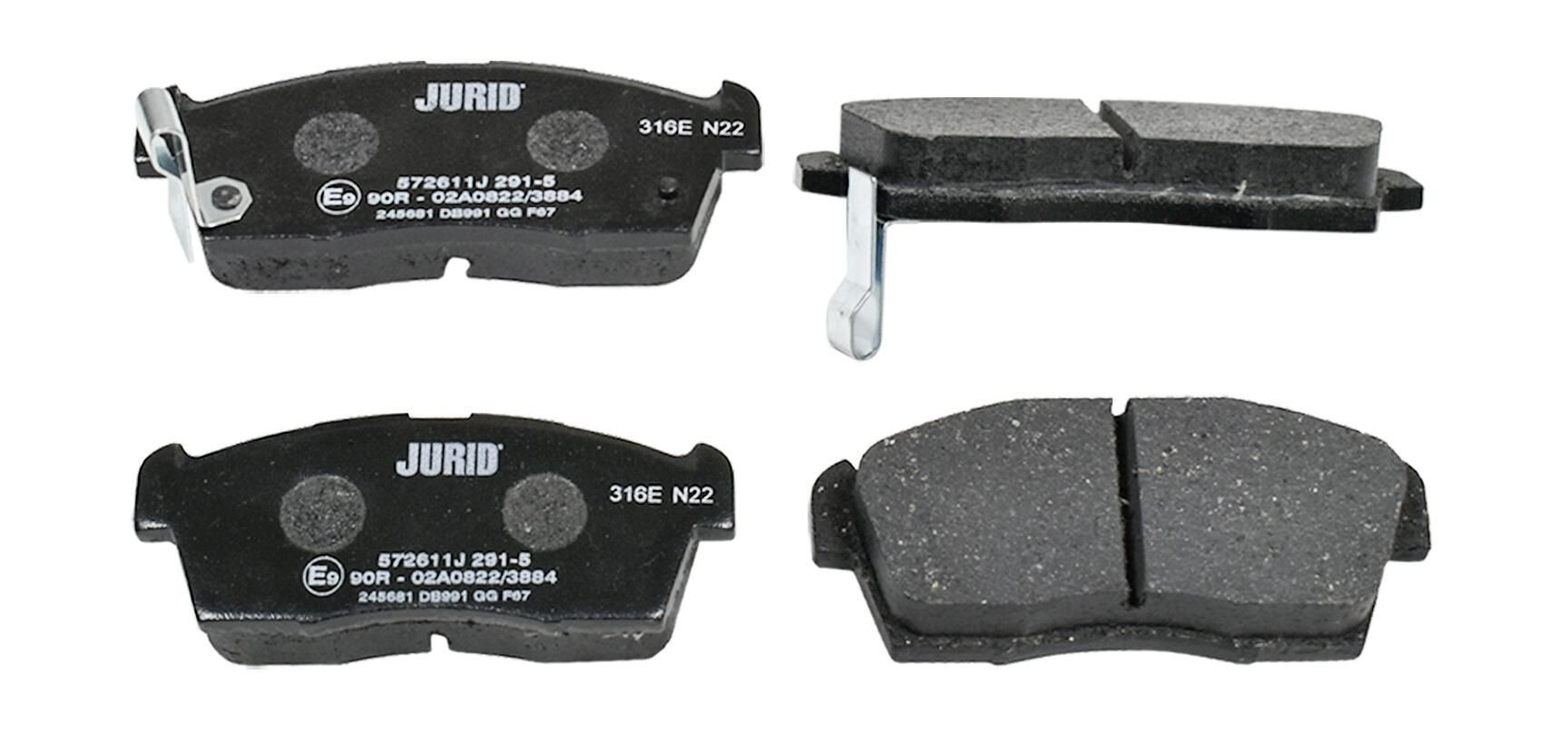 Колодки Jurid/Bendix 572611J цена, от 20.74 USD