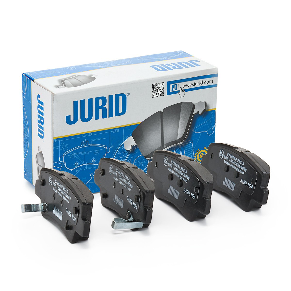 Колодки дисковые  Jurid/Bendix 572629J цена, от 23.71 USD