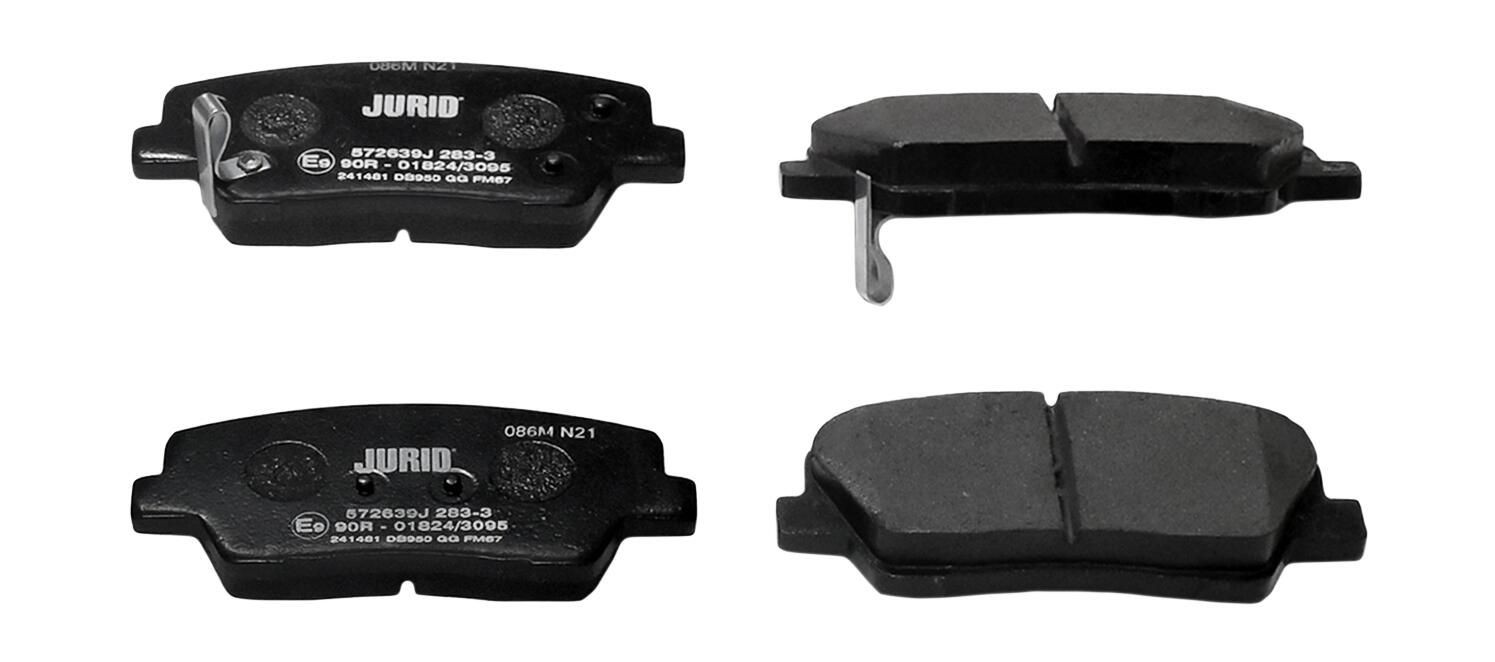 Колодки дисковые  Jurid/Bendix 572639J цена, от 20.27 USD
