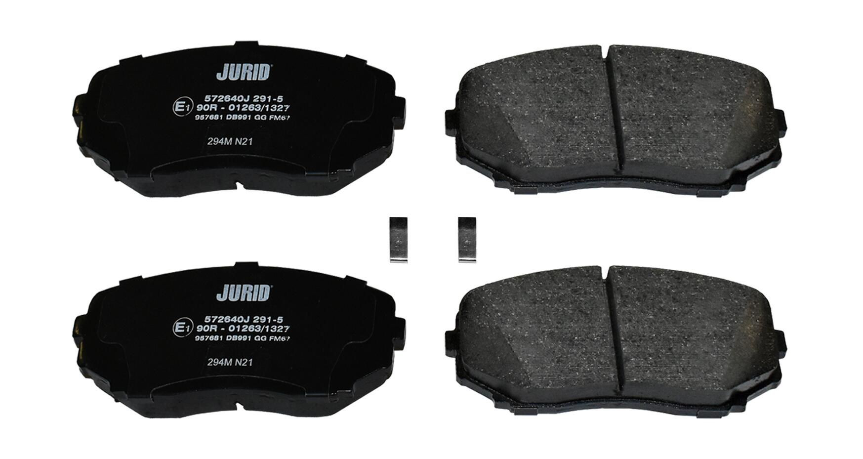 572640J Jurid/Bendix Колодки передние