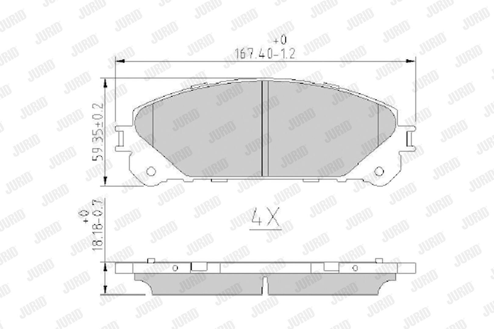 Колодки Jurid/Bendix 572655J цена, от 35.52 USD