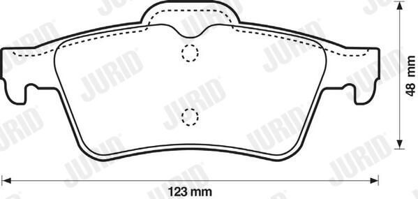 Колодки дисковые  Jurid/Bendix 573018J цена, от 13.61 USD