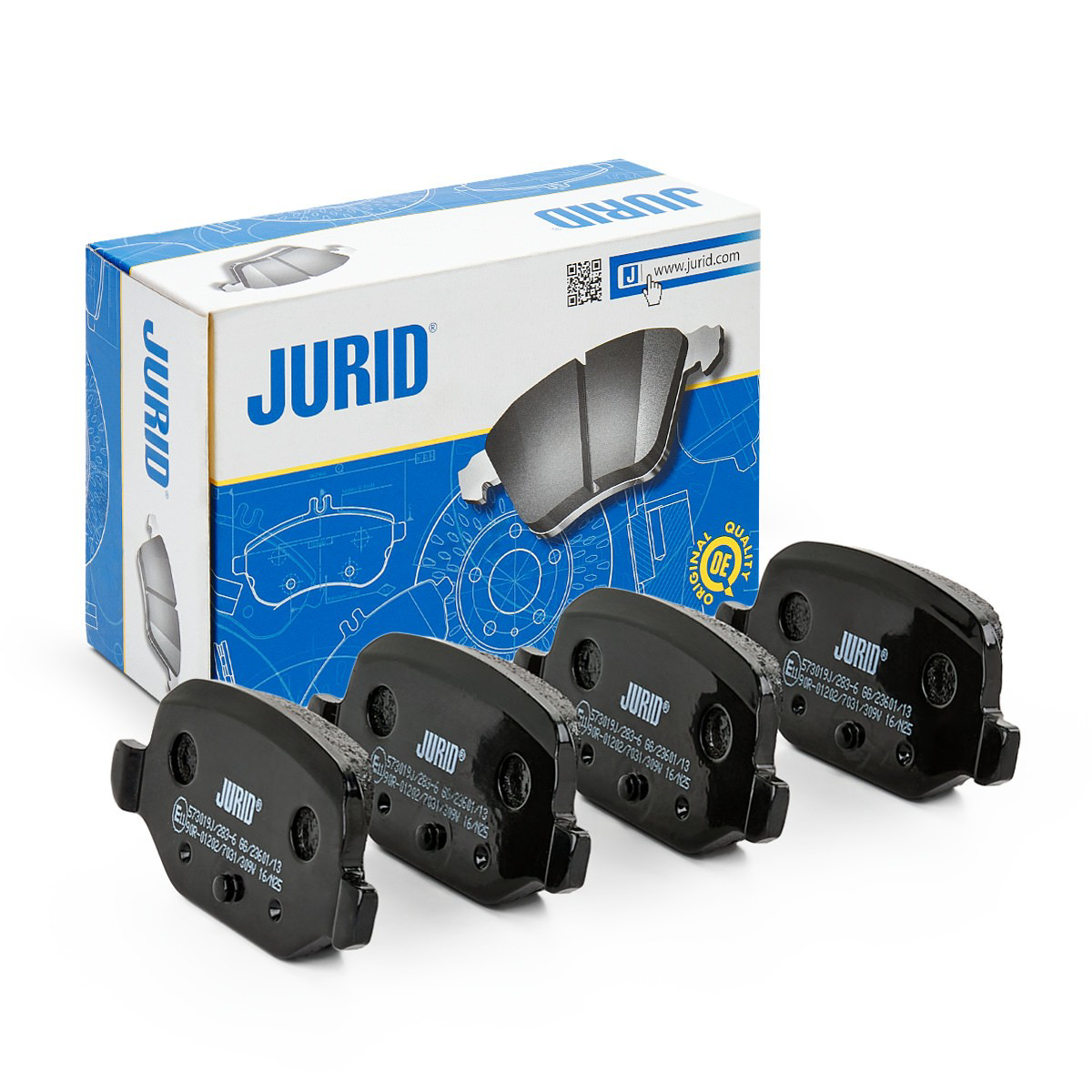 Колодки дисковые  Jurid/Bendix 573019J цена, от 17.52 USD