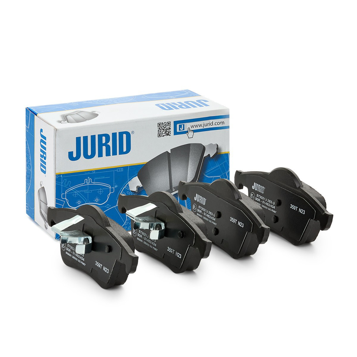 573021J Jurid/Bendix Колодки тормозные дисковые комплект