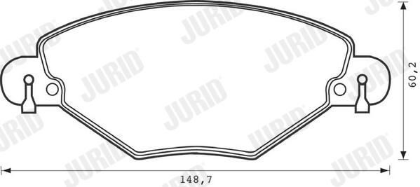 Колодки Jurid/Bendix 573027J цена, от 36.40 USD