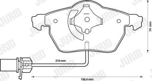 Колодки Jurid/Bendix 573037J цена, от 36.74 USD