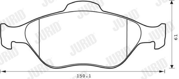 Колодки Jurid/Bendix 573041J цена, от 25.67 USD