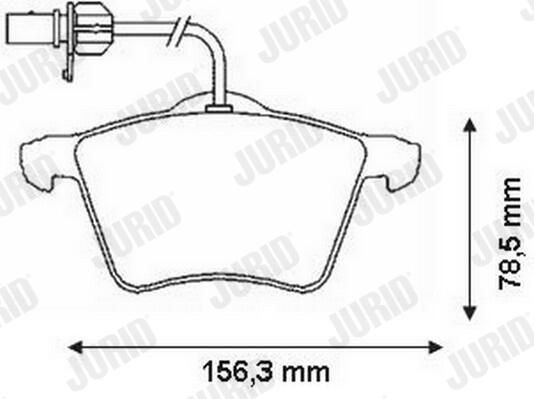 Колодки Jurid/Bendix 573045J цена, от 22.48 USD