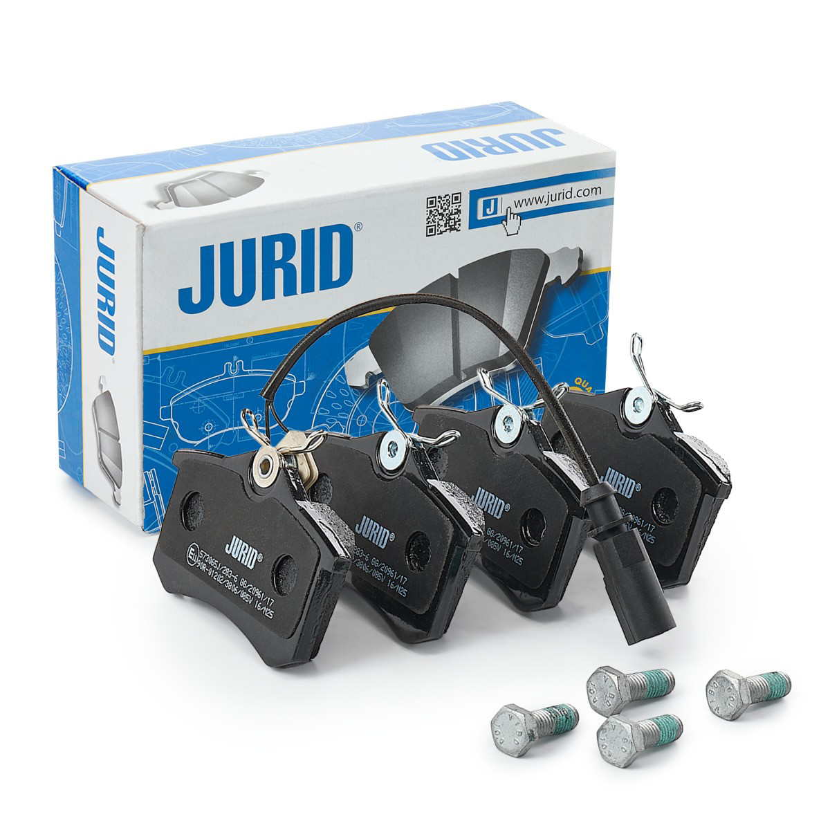 Купить 573065J Jurid/Bendix Колодки тормозные задние, дисковые