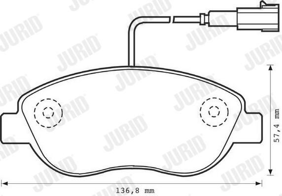 Колодки Jurid/Bendix 573075JC цена, от 31.84 USD