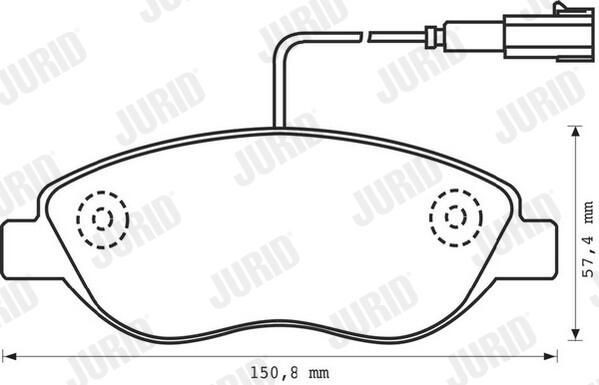 Колодки Jurid/Bendix 573076J цена, от 32.21 USD