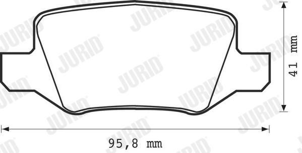 Колодки дисковые  Jurid/Bendix 573082J цена, от 24.99 USD