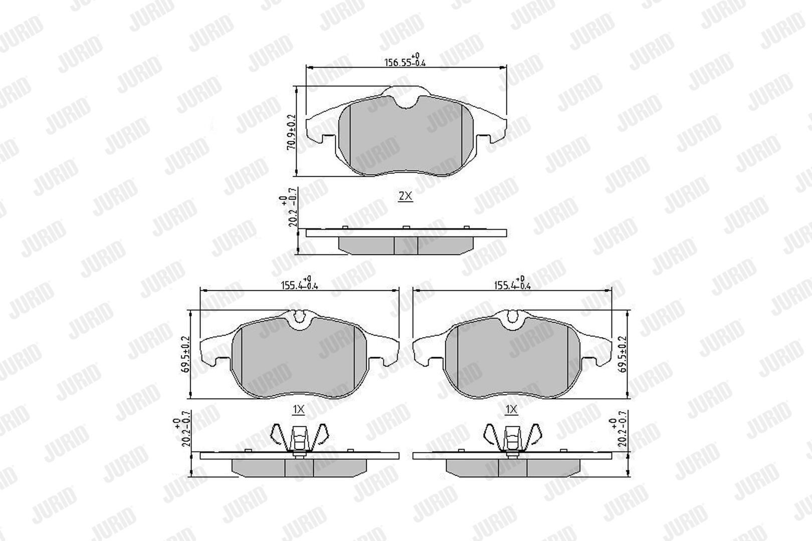 Колодки Jurid/Bendix 573089J цена, от 22.28 USD