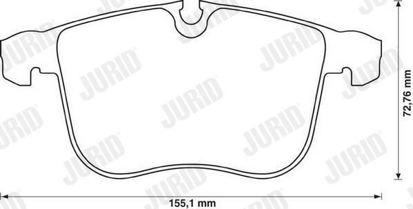 Колодки Jurid/Bendix 573090J цена, от 48.43 USD