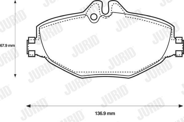 Колодки Jurid/Bendix 573091J цена, от 38.78 USD