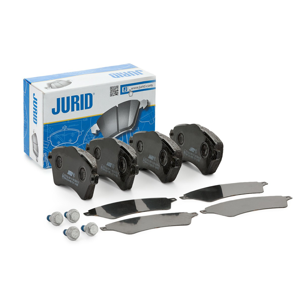 Передние тормозные колодки 573102J Jurid/Bendix