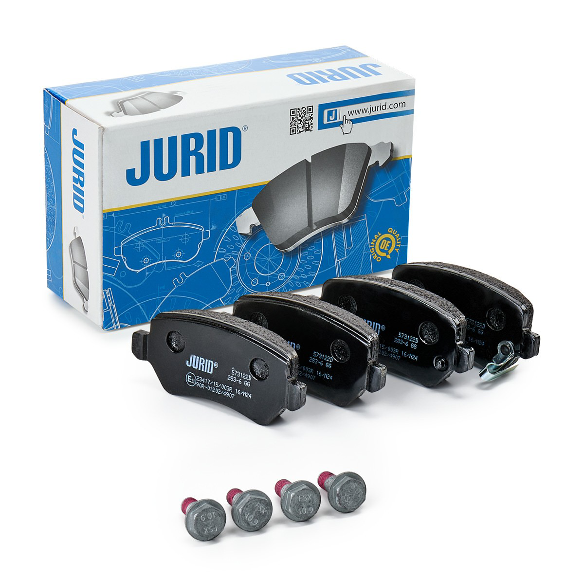 Задние дисковые колодки Jurid/Bendix 573122D