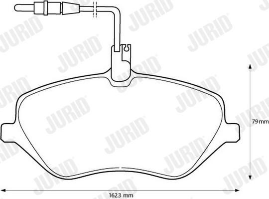 Колодки Jurid/Bendix 573131JC цена, от 37.60 USD