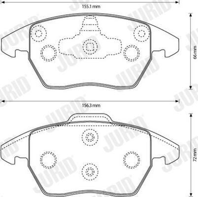 Колодки Jurid/Bendix 573134J цена, от 30.37 USD