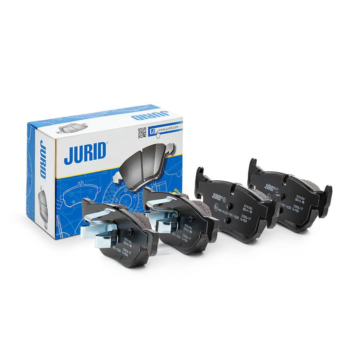 Купить 573139J Jurid/Bendix Колодки тормозные задние, дисковые