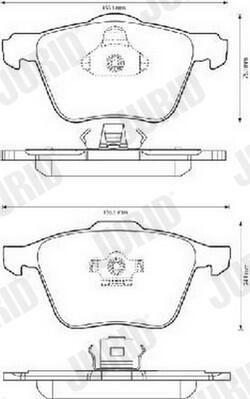 Колодки Jurid/Bendix 573143J цена, от 54.28 USD
