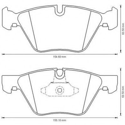 Тормозные колодки Jurid/Bendix 573151J