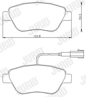 Колодки Jurid/Bendix 573164J цена, от 25.90 USD