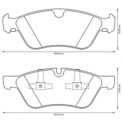 Тормозные колодки Jurid/Bendix 573175J