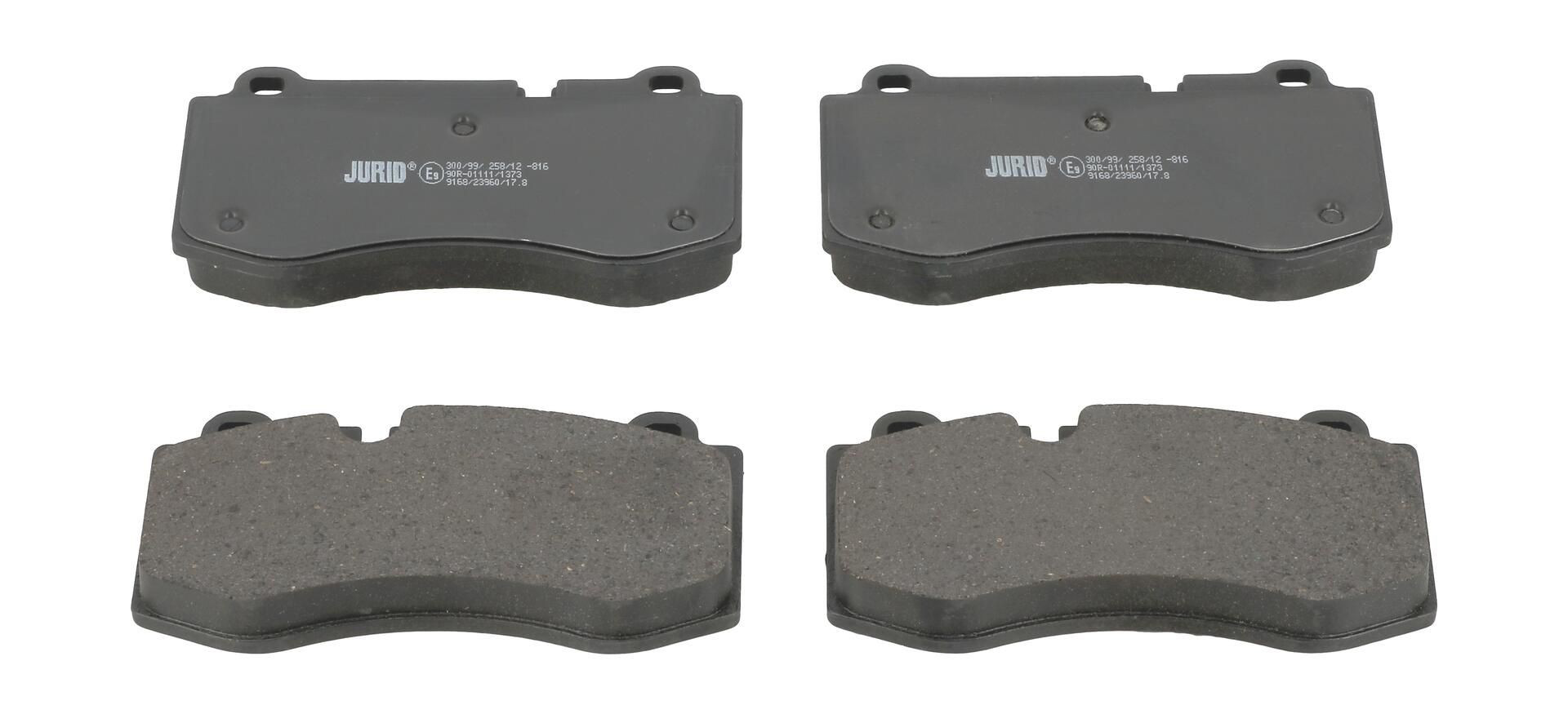 573178J Jurid/Bendix Колодки передние