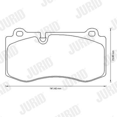 Колодки Jurid/Bendix 573178JC цена, от 57.93 USD