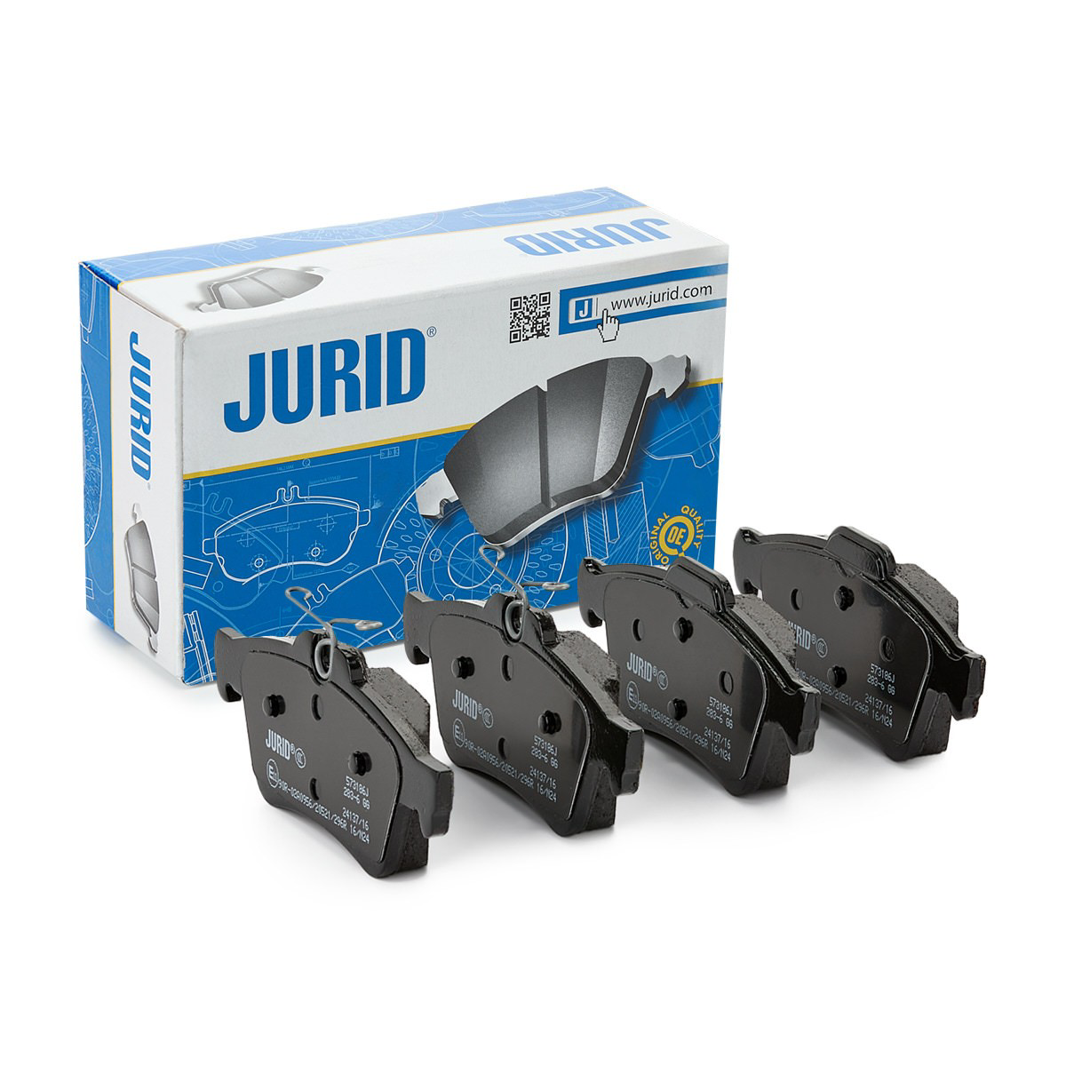 Колодки дисковые  Jurid/Bendix 573186J цена, от 23.80 USD