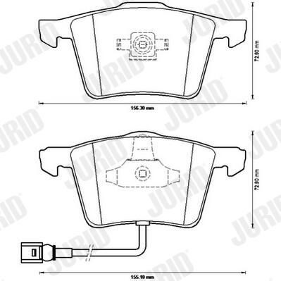 Колодки Jurid/Bendix 573197J цена, от 39.94 USD