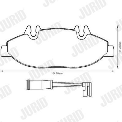Колодки Jurid/Bendix 573221J цена, от 30.81 USD