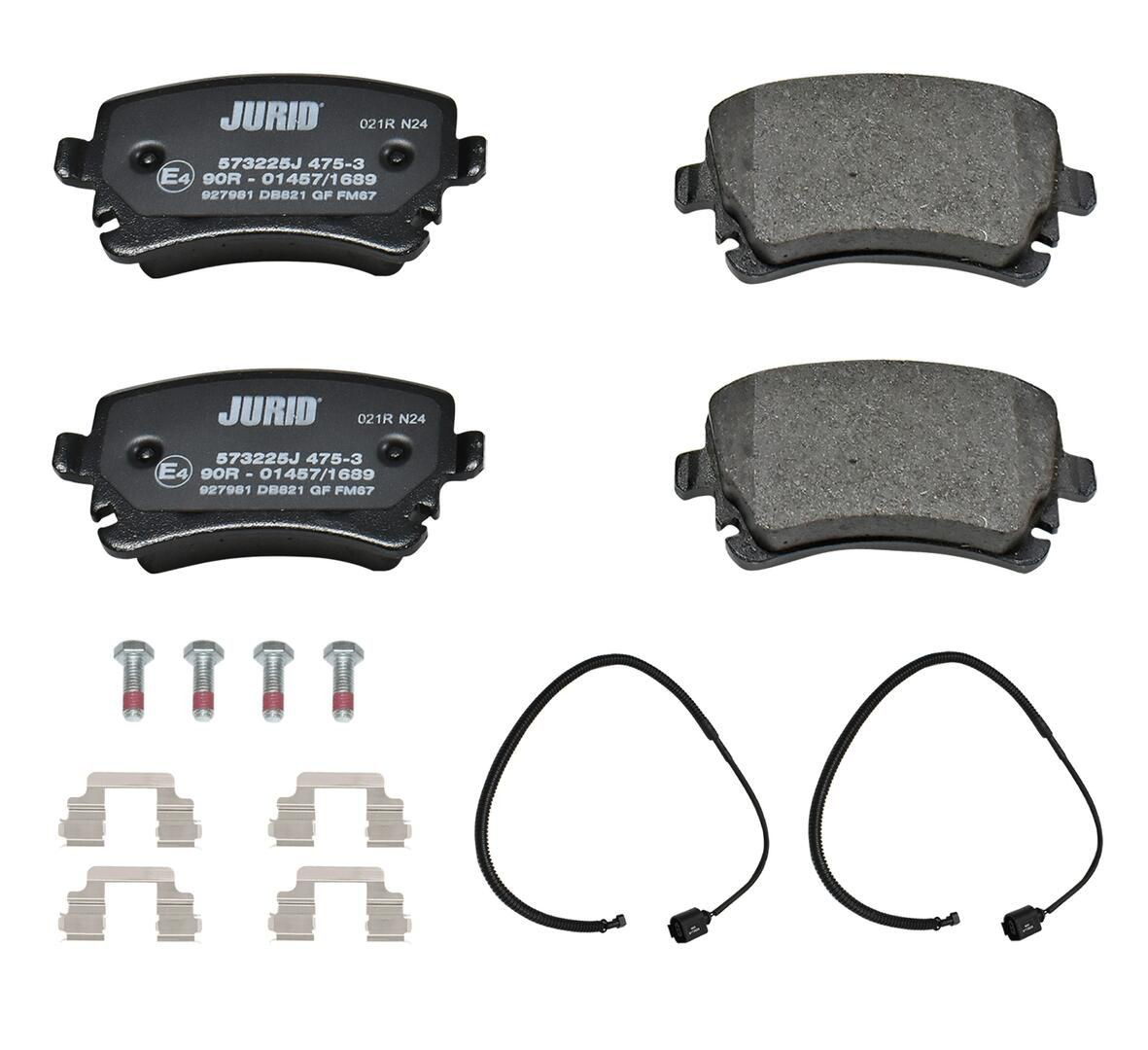 573225J Jurid/Bendix Колодки тормозные дисковые комплект